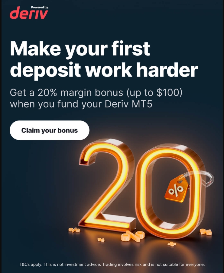 Promoción Deriv - Empieza a operar hoy